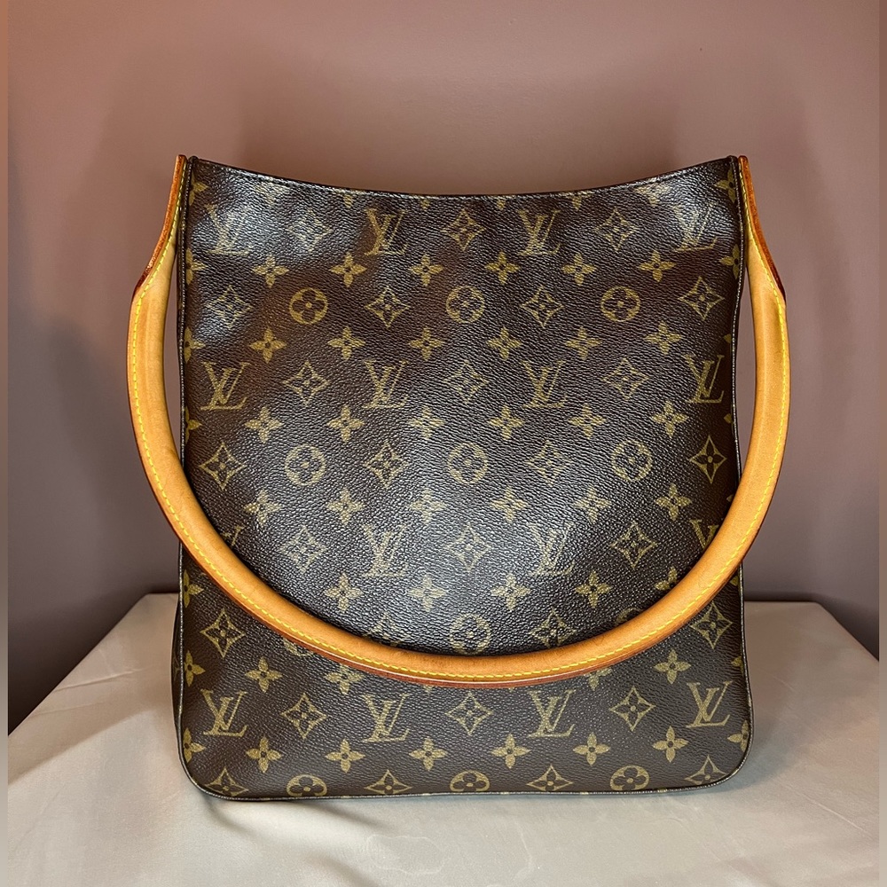 Authentic Louis Vuitton Looping GM Monogram Shoulder Bag